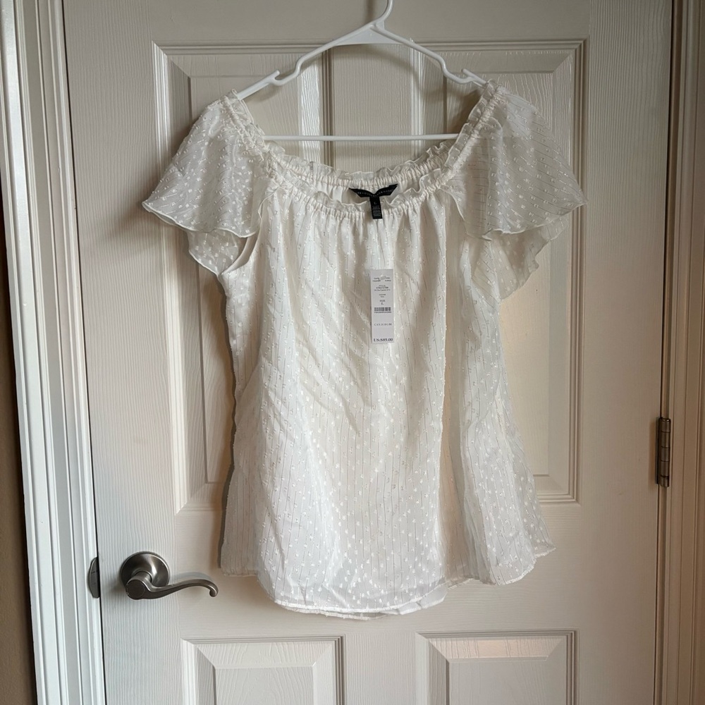 WHITE HOUSE BLACK MARKET Shimmer Blouse